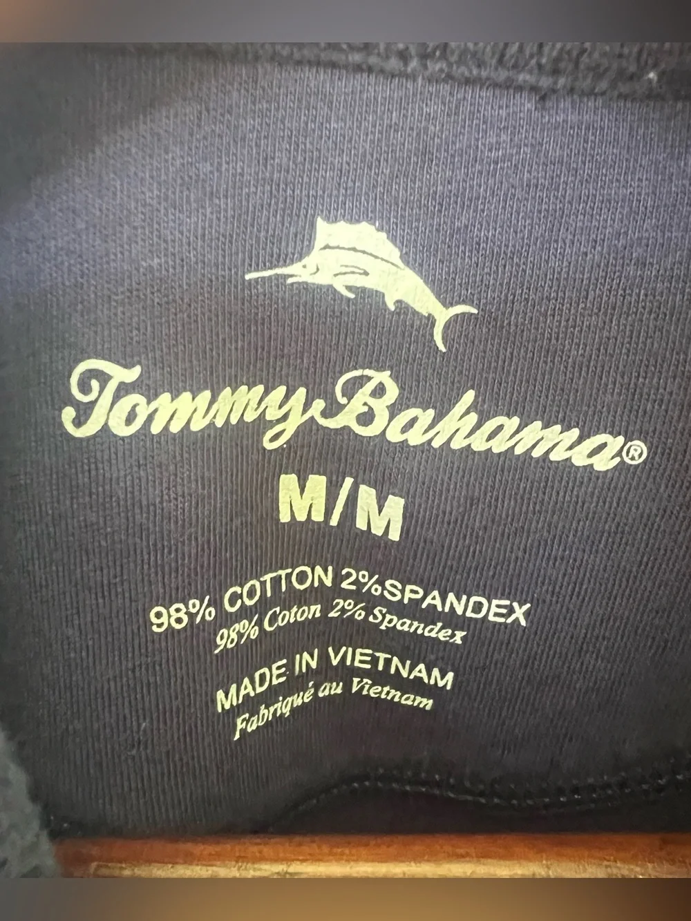 Tommy Bahama Mens Full Zip Sweatshirt Jacket Blue Medium M
